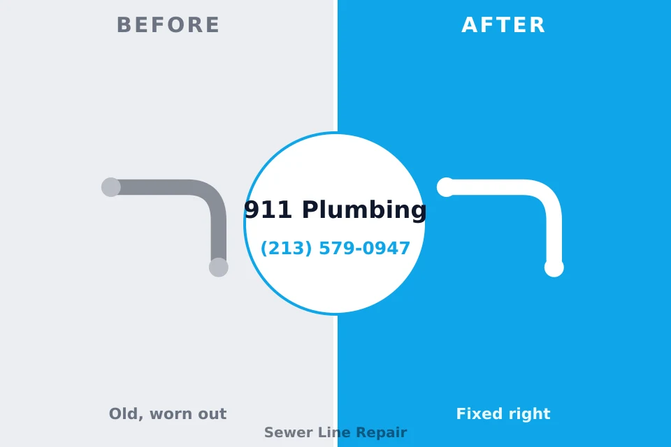 Before and after: plumbing repair Richfield Springs, NY
